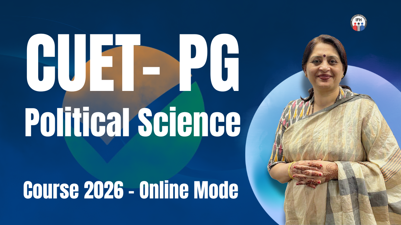 CUET PG (Political Science) Course 2027 - Online Mode