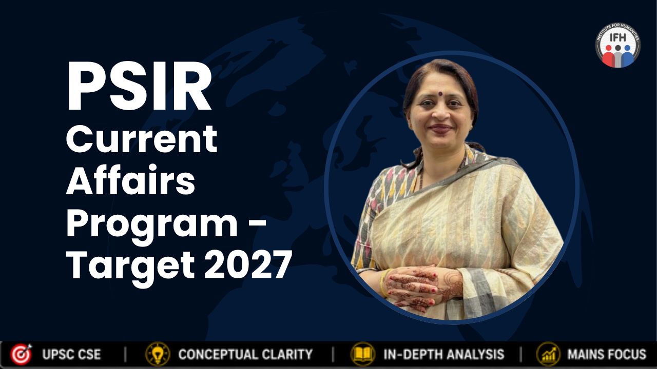 PSIR Current Affairs Program - Target 2027