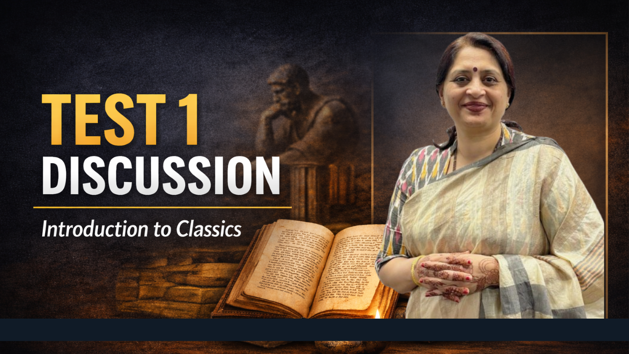 Test 1 - Interpretation of Classics (10-11-2025)